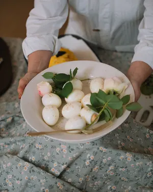 Un plato de la cocina antiinflamatoria del retiro